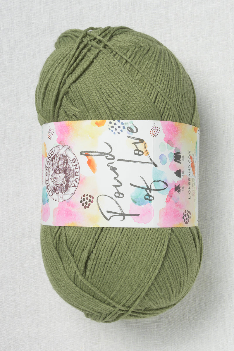 Lion Brand Pound of Love 172T Olive