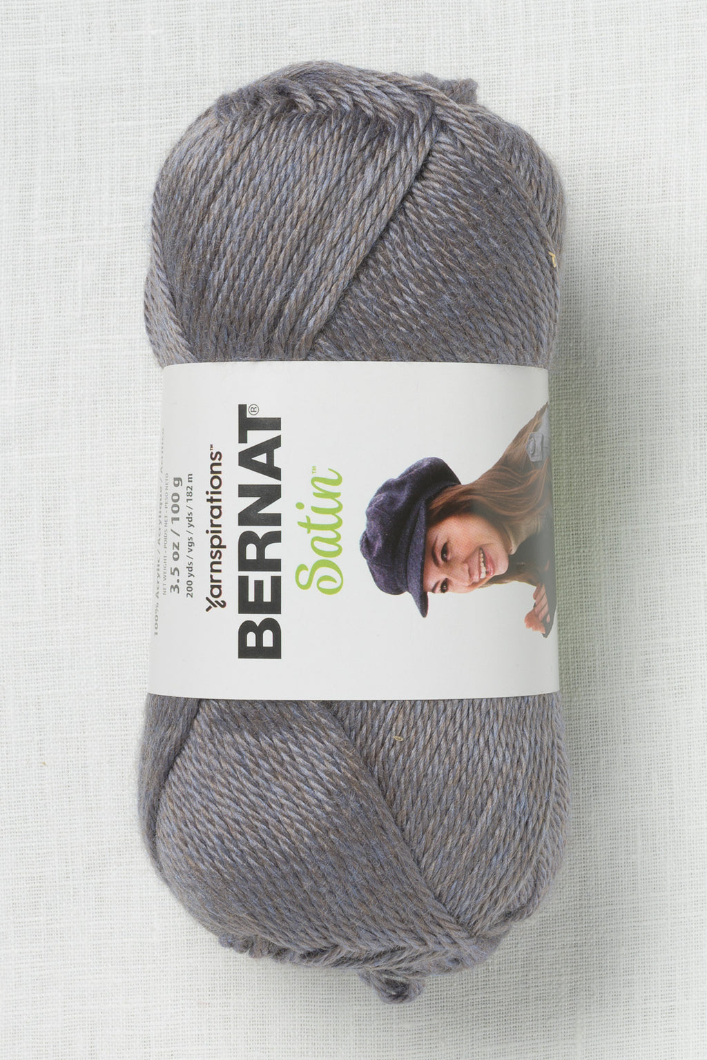 Bernat Satin Grey Mist Heather (Discontinued)