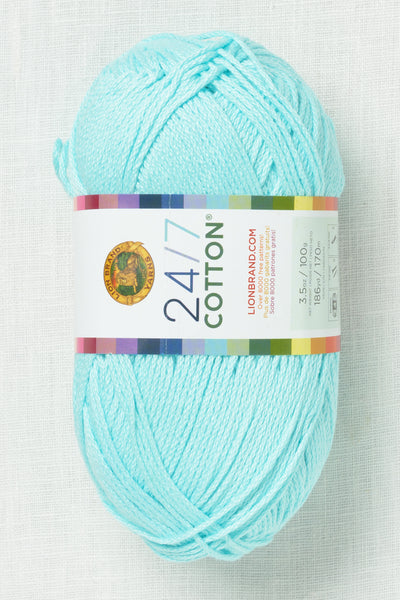 Lion Brand 24/7 Cotton  102A Aqua