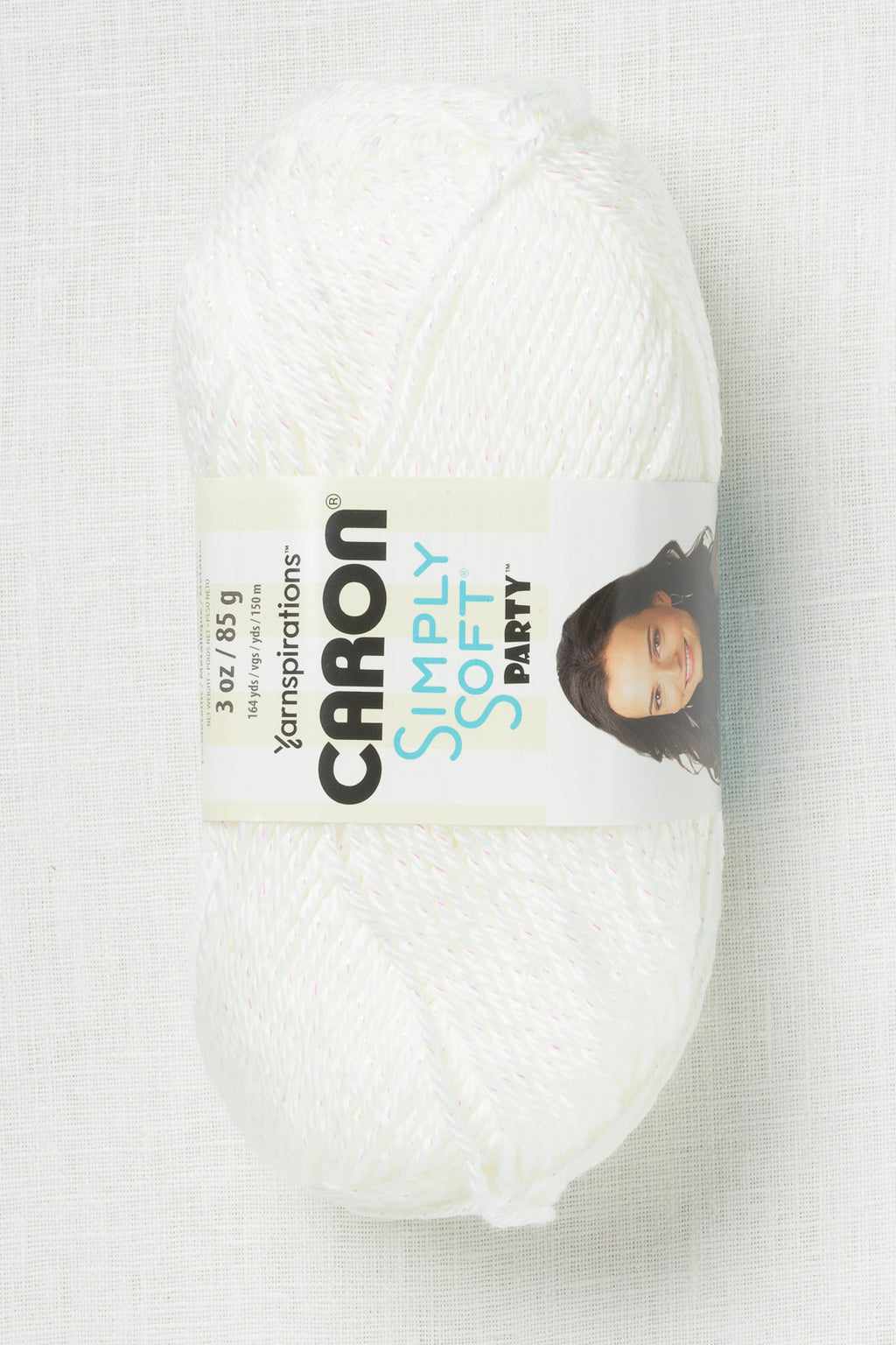 Caron Simply Soft Party Snow Sparkle