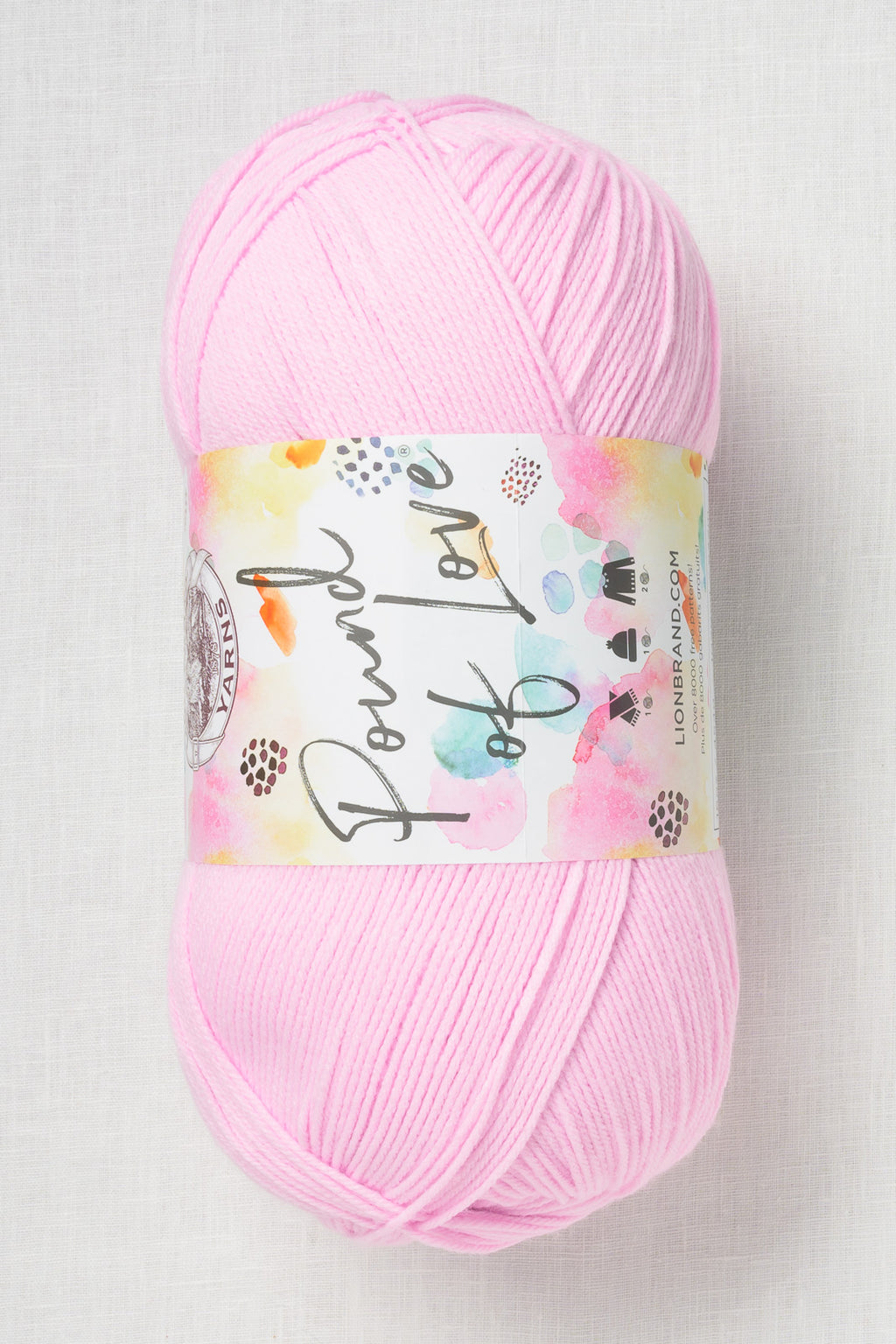 Lion Brand Pound of Love 101A Pastel Pink