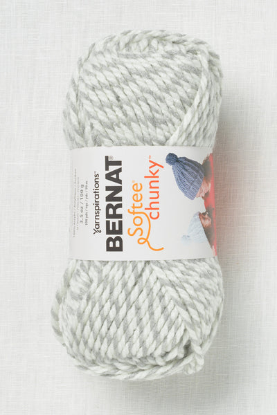 Bernat Softee Chunky 100g Gray Ragg