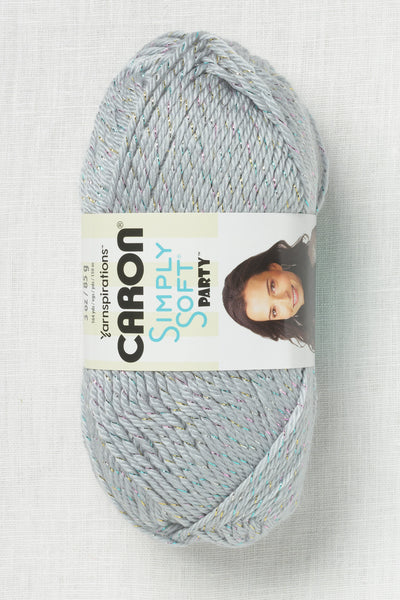 Caron Simply Soft Party Silver Sparkle