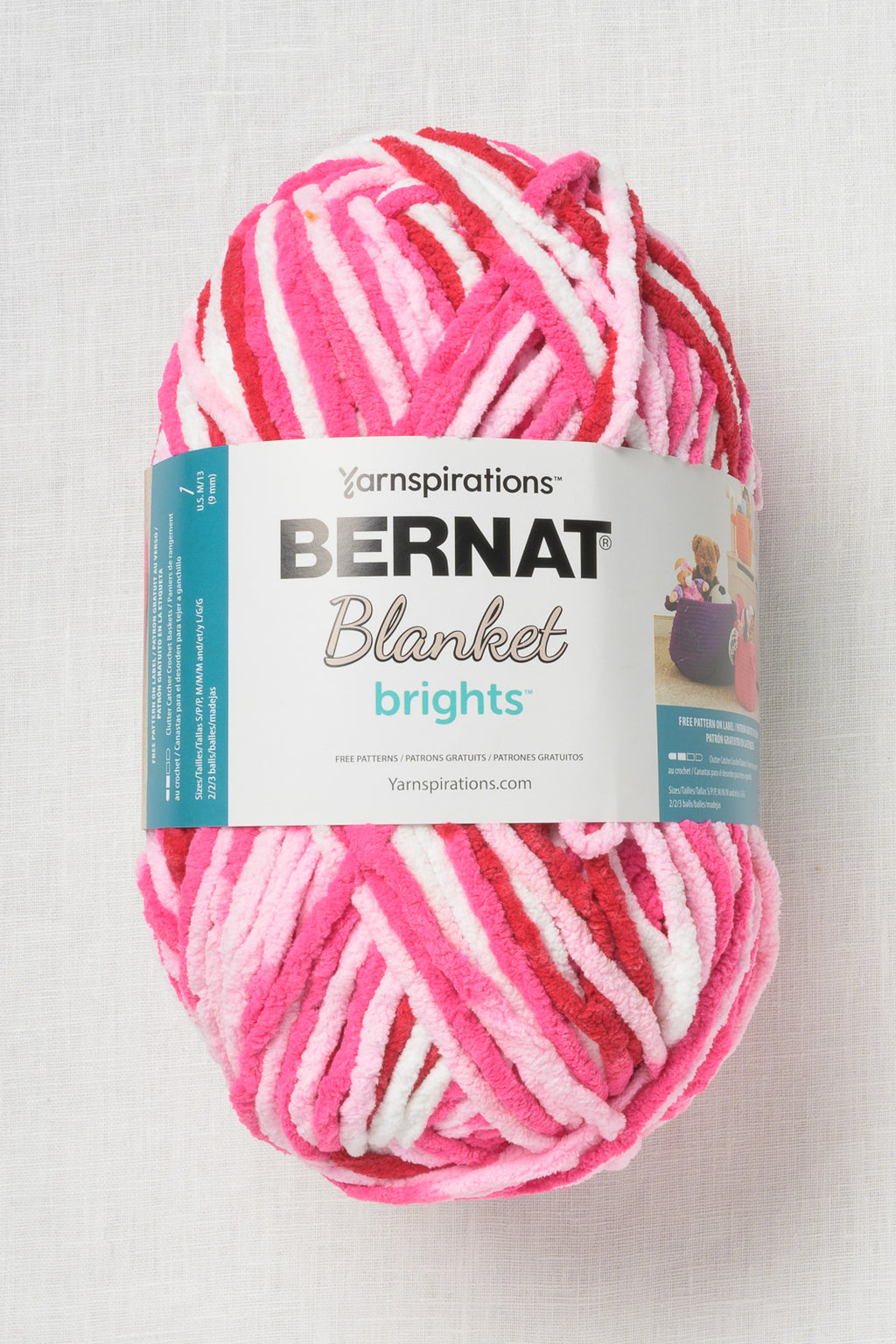 Bernat Blanket Raspberry Ribbon