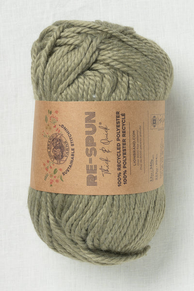 Lion Brand Re-Spun Thick & Quick 172U Olive Branch