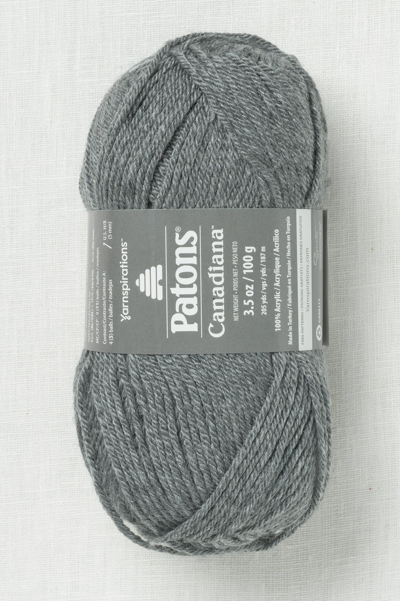 Patons Canadiana Medium Grey Mix