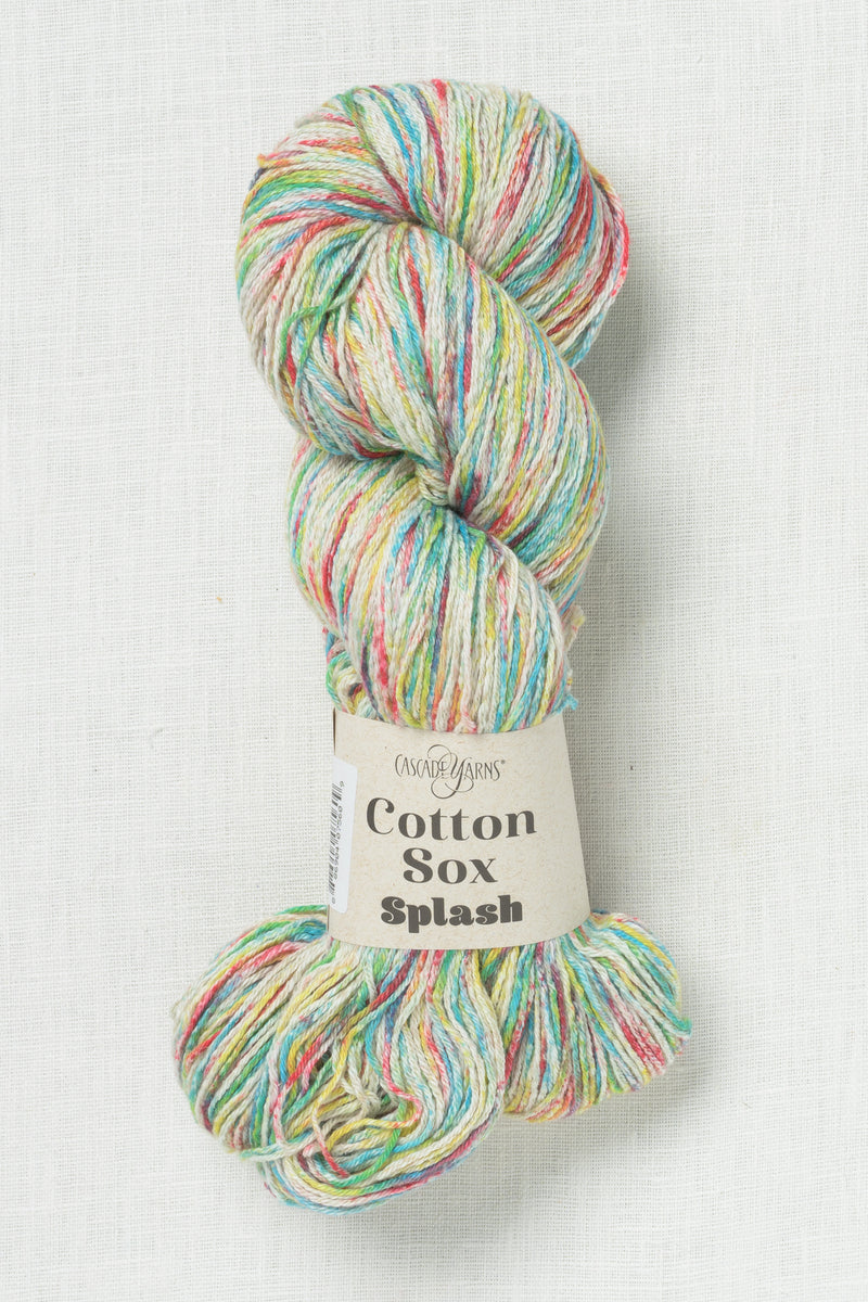 Cascade Cotton Sox Splash 407 Primary