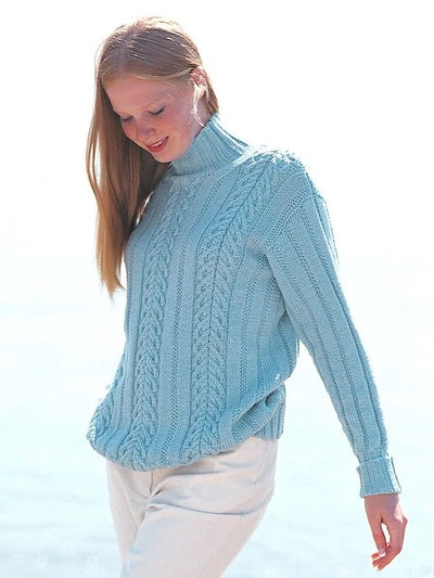 True Blue: Pullover by Patons