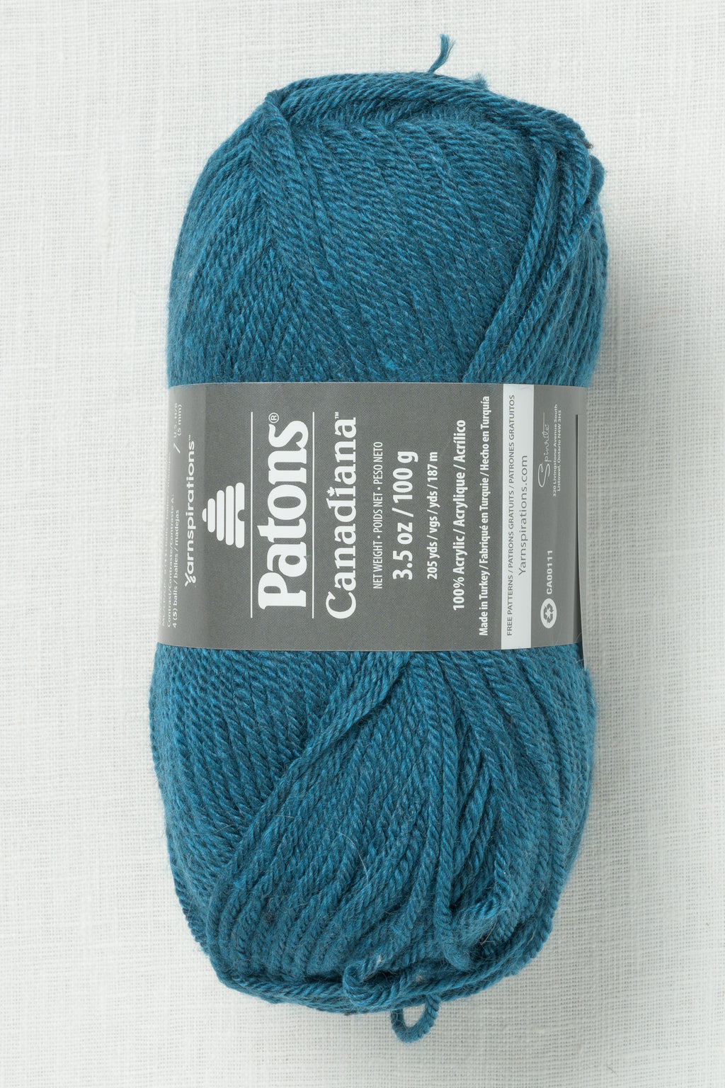 Patons Canadiana Teal Heather