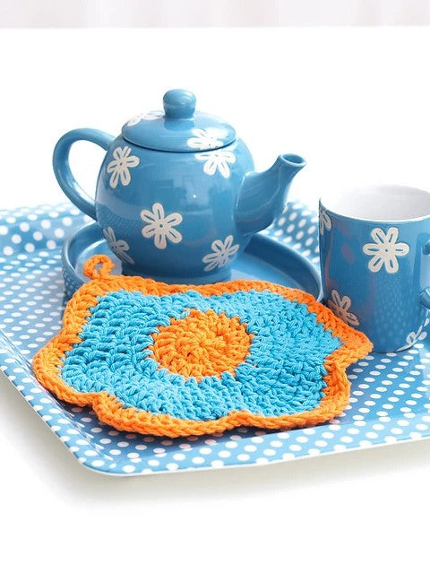 Primrose Crochet Dishcloth