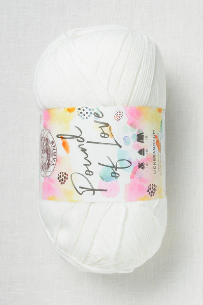 Lion Brand Pound of Love 100 White