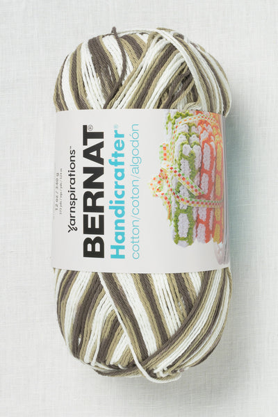 Bernat Handicrafter Cotton Prints and Ombres 340g Chocolate