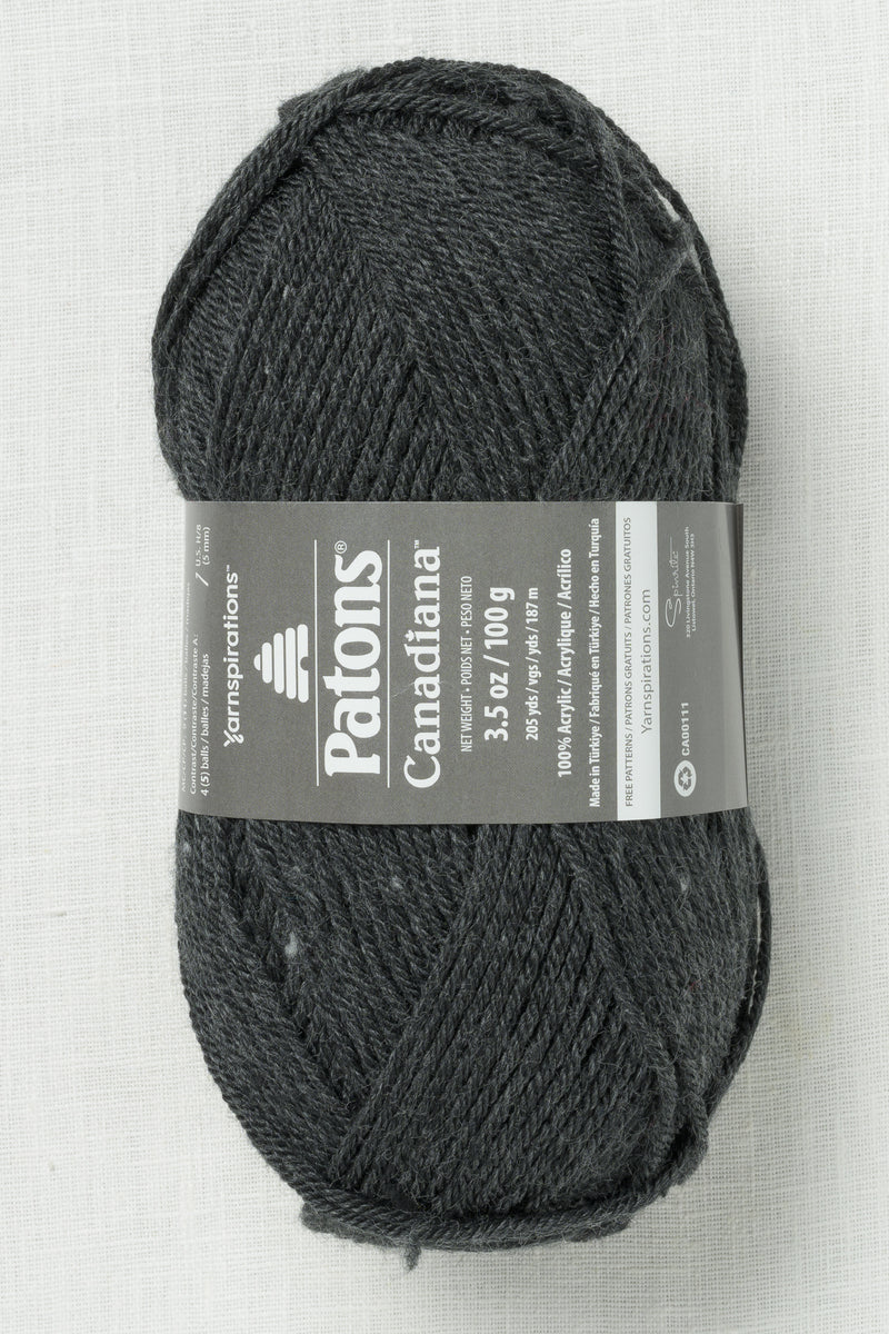 Patons Canadiana Dark Gray Mix