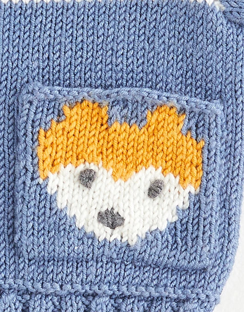 5384 Nordic Fox Pocket Sweater by Sirdar