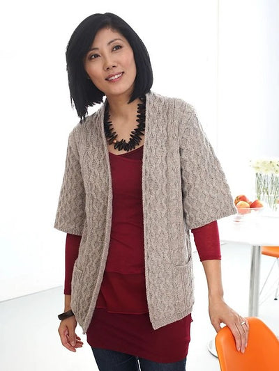 Long Cardigan with Pockets by Patons