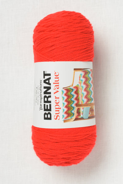 Bernat Super Value True Red