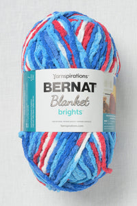 Bernat Blanket Red, White & Boom