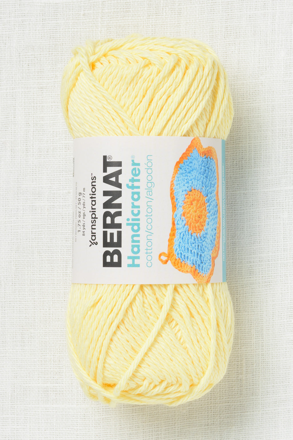 Bernat Handicrafter Cotton 50g Pale Yellow