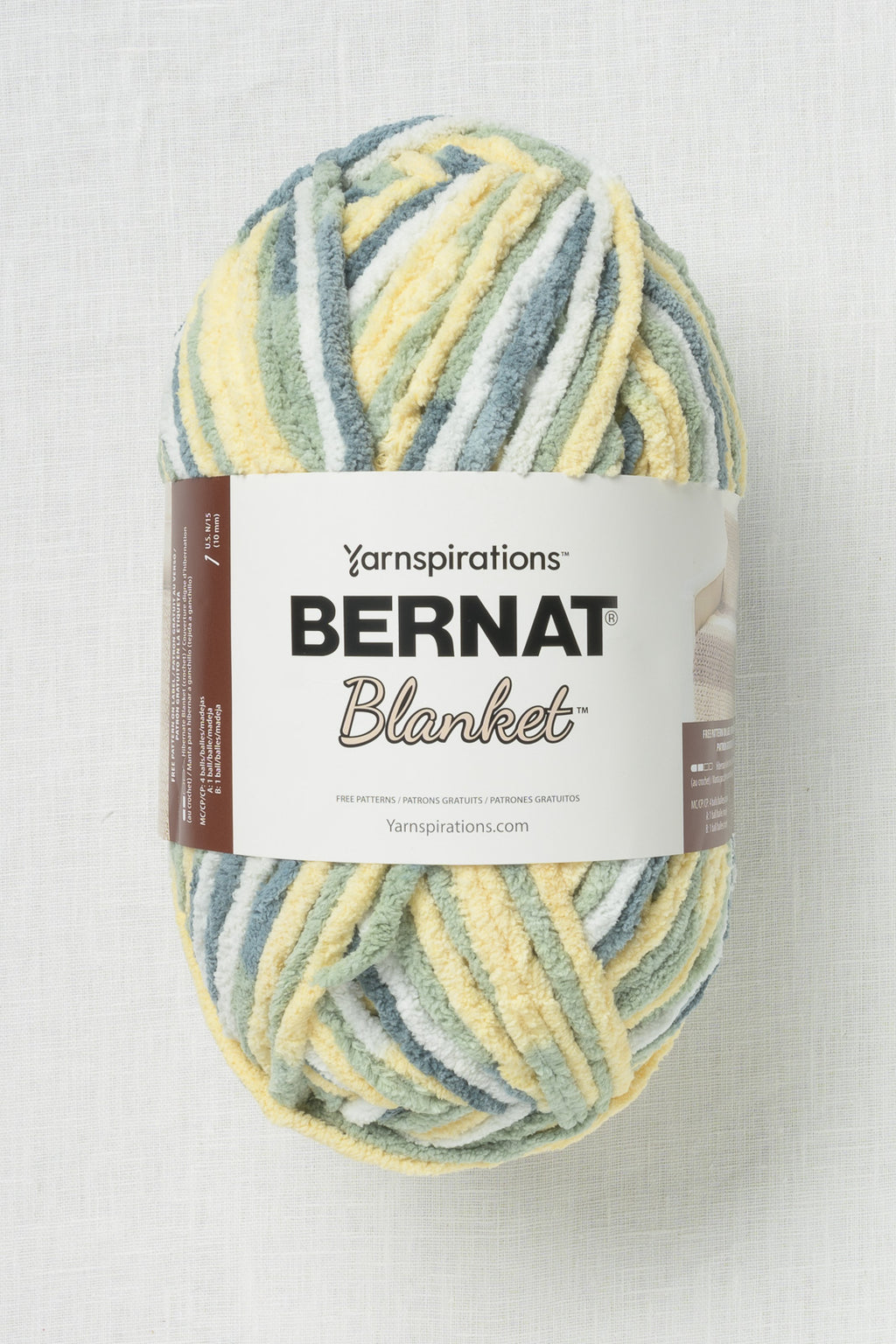 Bernat Blanket Soft Sunshine Green