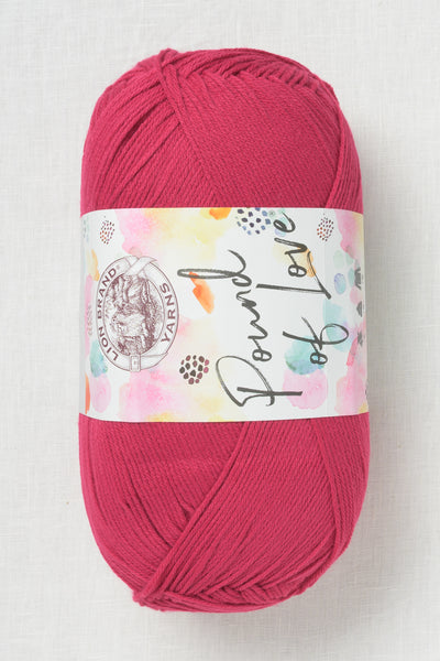 Lion Brand Pound of Love 186E Cerise