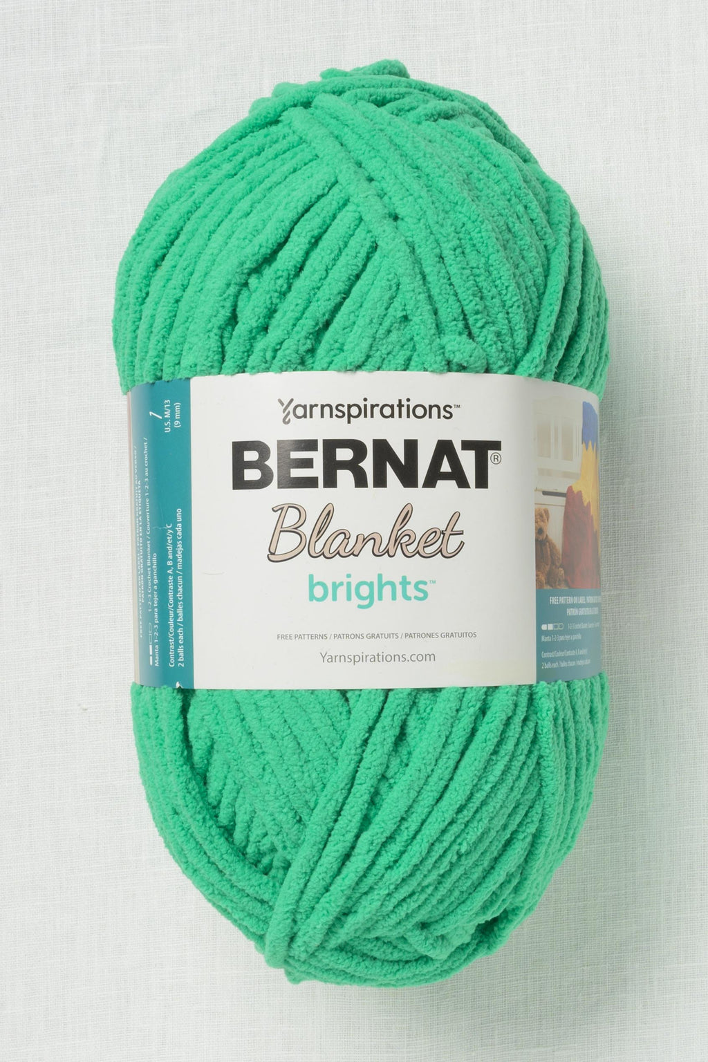 Bernat Blanket Bright Go Go Green