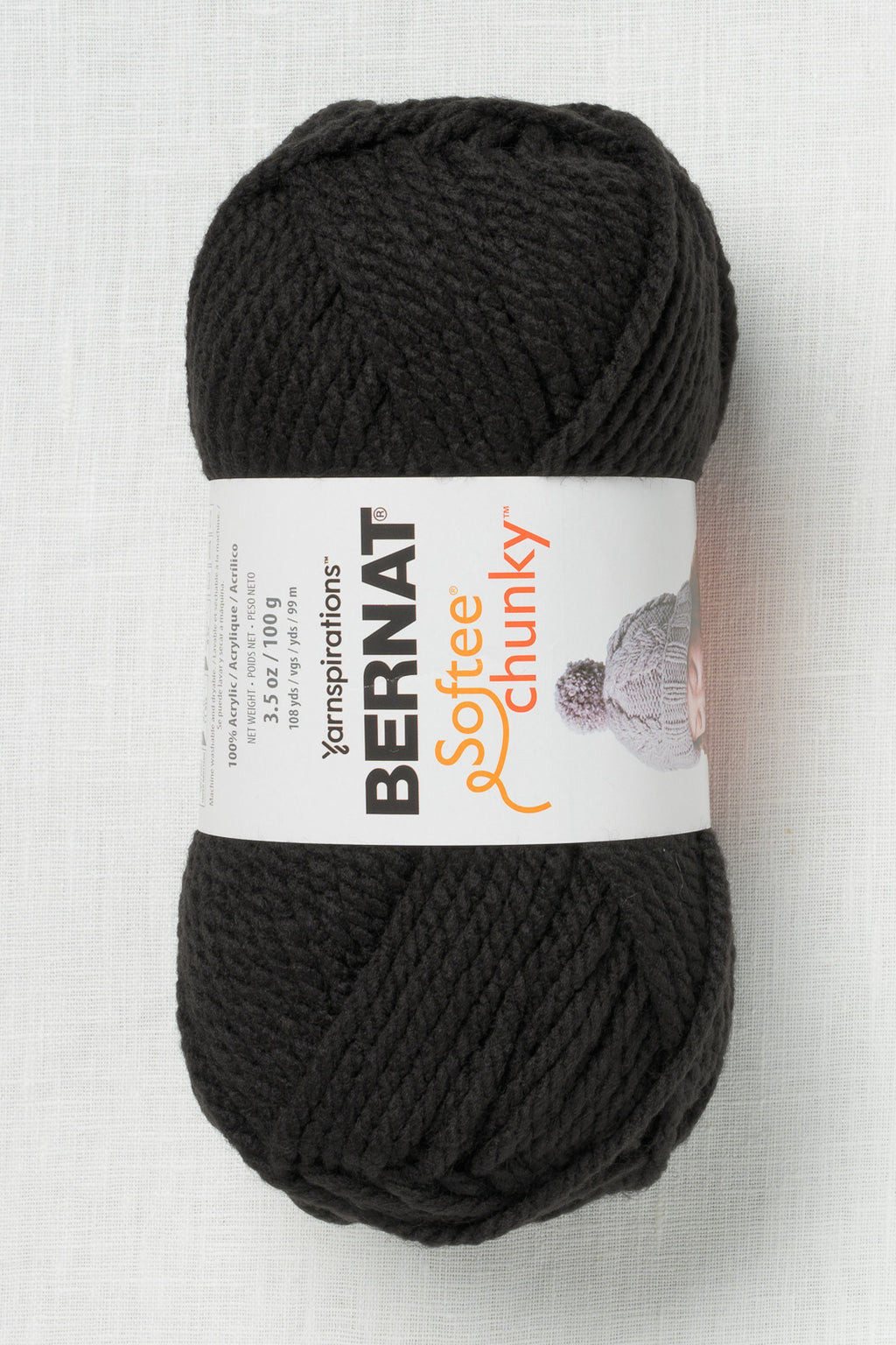 Bernat Softee Chunky 100g Black