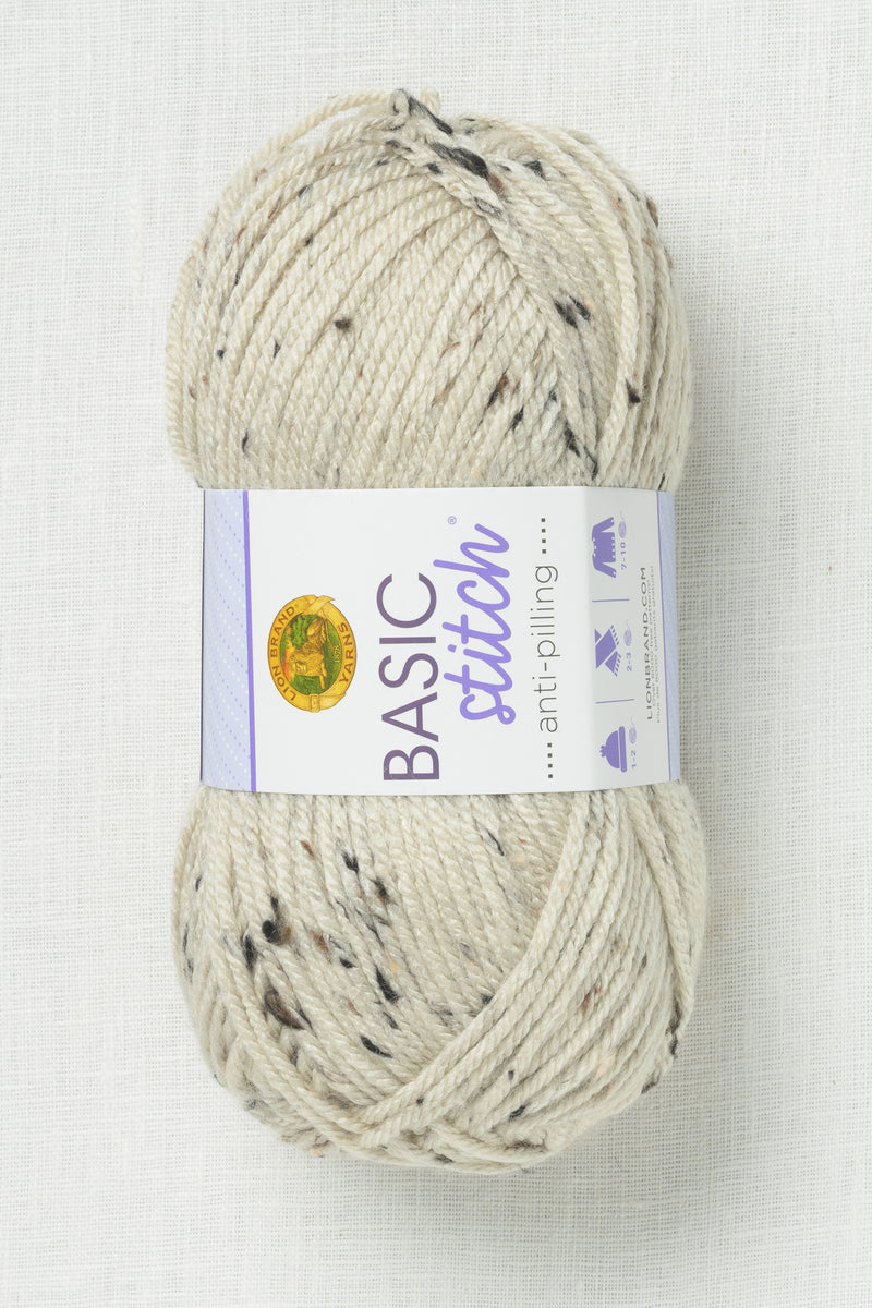 Lion Brand Basic Stitch Anti Pilling 500X Almond Tweed