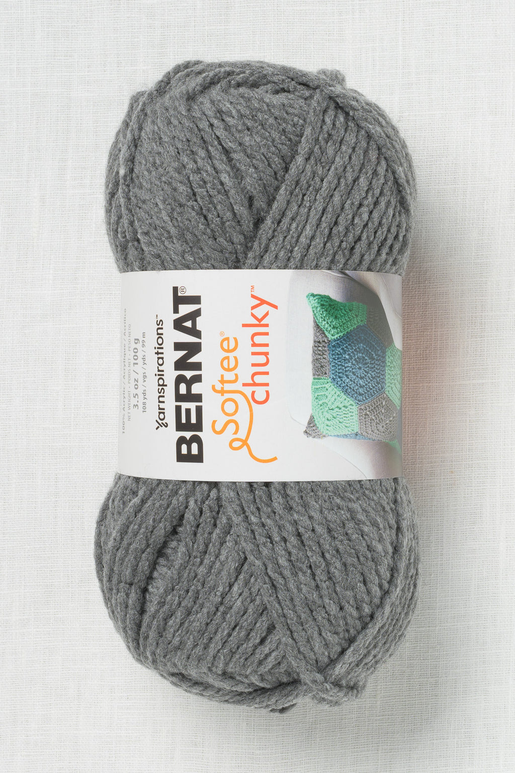 Bernat Softee Chunky 100g True Gray