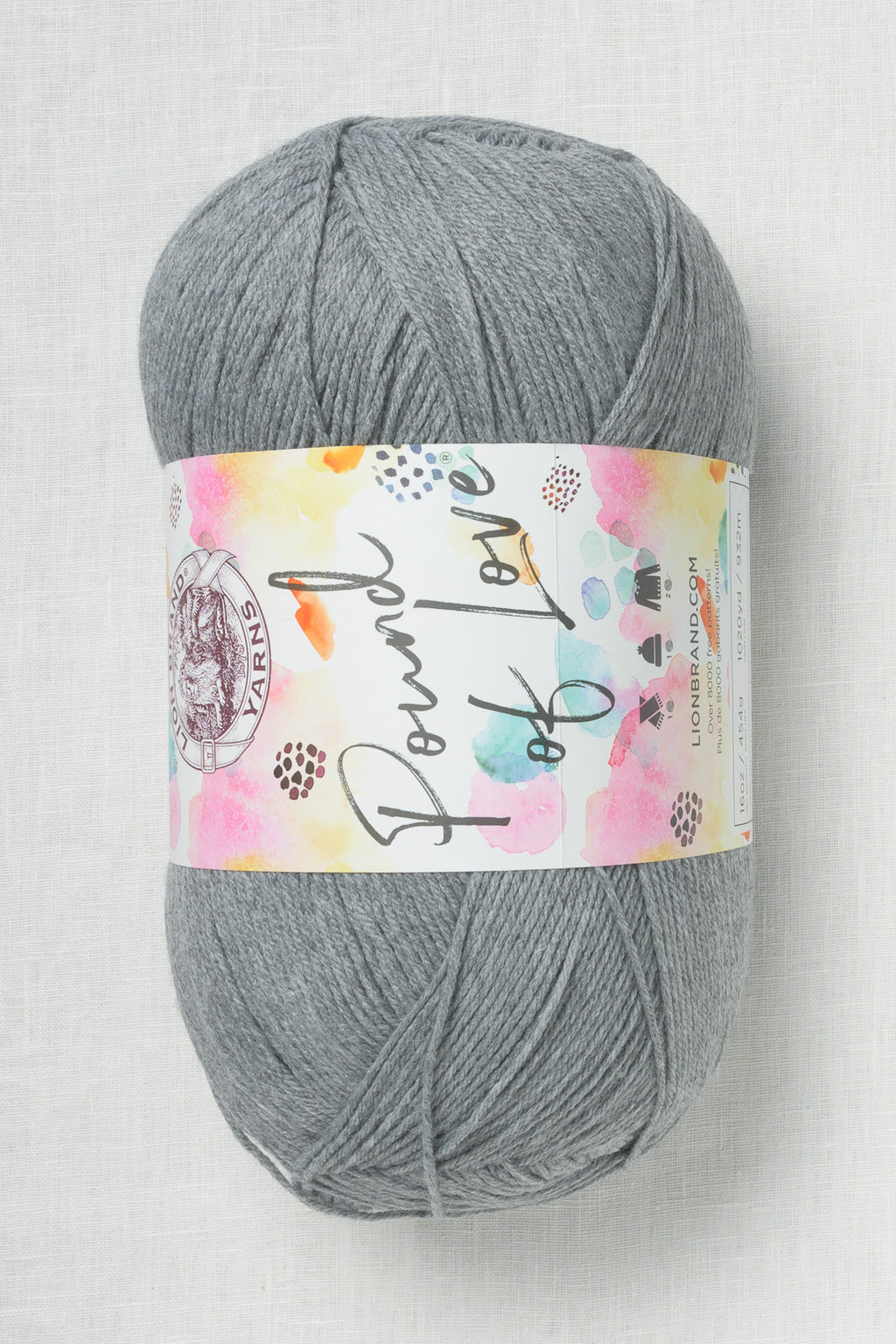 Lion Brand Pound of Love 150U Oxford Grey