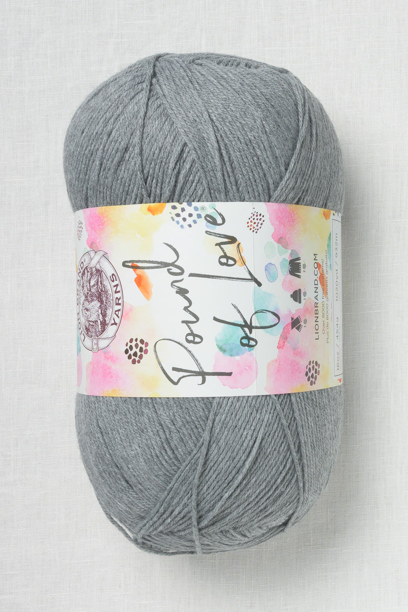 Lion Brand Pound of Love 150U Oxford Grey