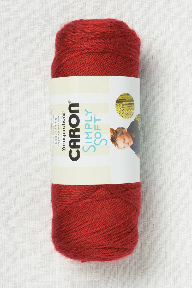 Caron Simply Soft Autumn Red