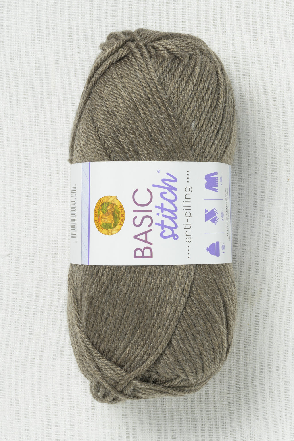 Lion Brand Basic Stitch Anti Pilling 402K Taupe Heather