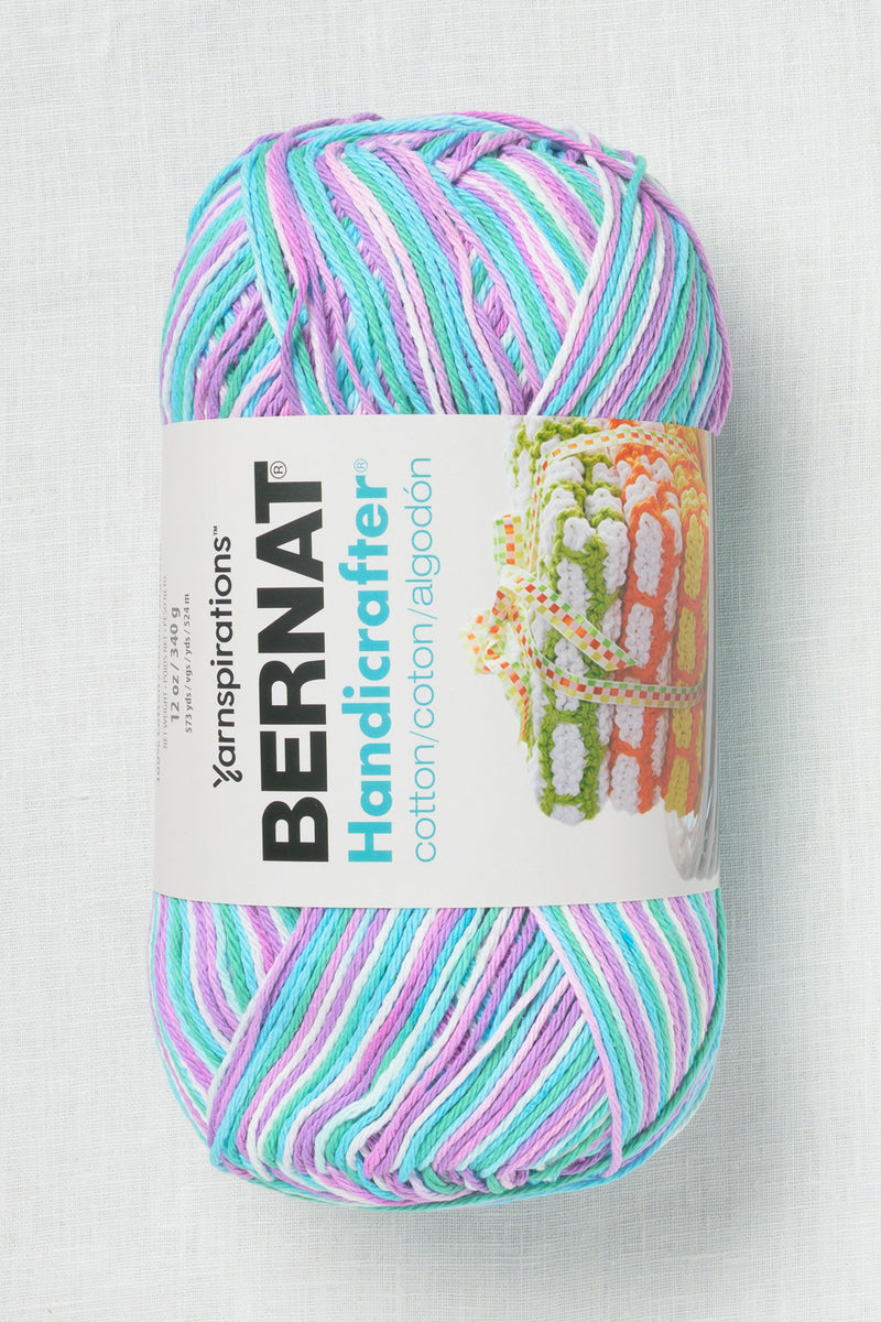 Bernat Handicrafter Cotton Prints and Ombres 340g Beach Ball Blue