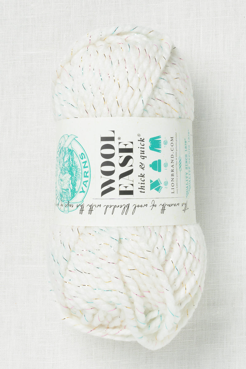 Lion Brand Wool Ease Thick & Quick 301J Celebration (Sparkle) (140g)