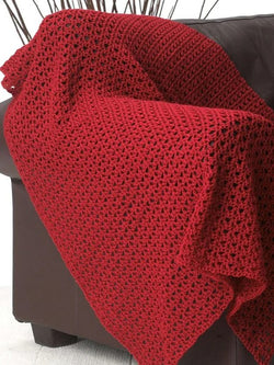 Red Blanket by Bernat Design Studio