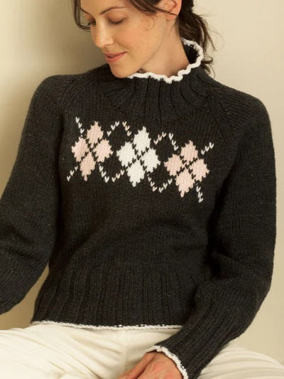 Argyle Sweater by Bernat Design Studio