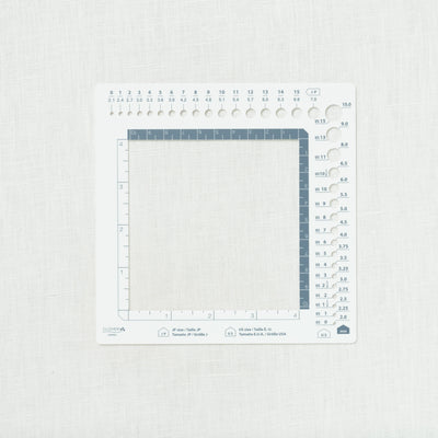 Clover Swatch Ruler and Needle Gauge