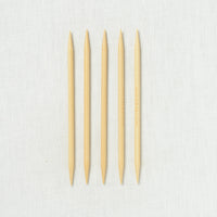 Clover Takumi Bamboo Double Point Needles 7"