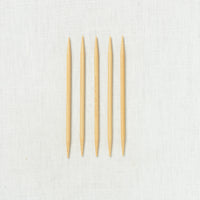 Clover Takumi Bamboo Double Point Needles 5"