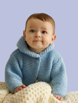 Storybook Baby Hoodie by Lion Brand Yarn