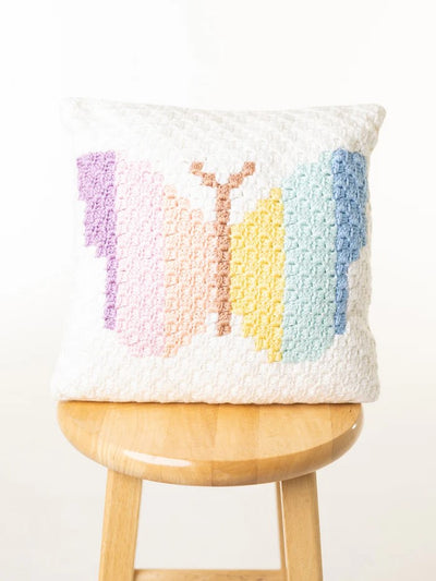 Butterfly Pillow (Crochet)