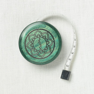 KnitPro (Knitter's Pride) Mindful Collection The Teal Retractable Tape Measure