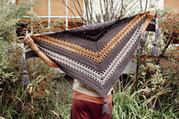 On Track Triangle Wrap by Two of Wands (Crochet)