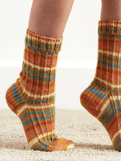 Slip Knit Socks by Yarnspirations Design Studio