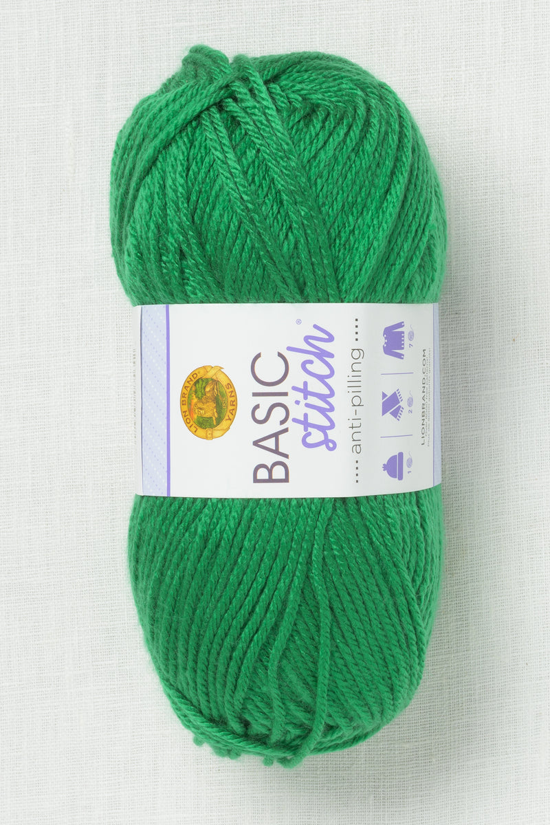 Lion Brand Basic Stitch Anti Pilling 130B Grass