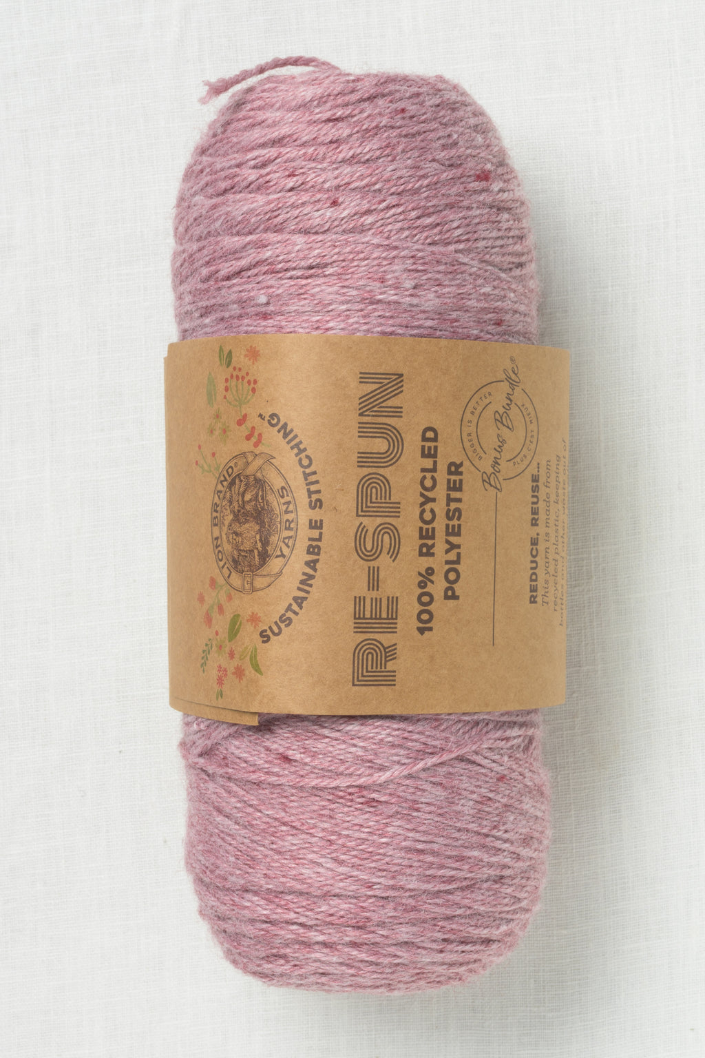 Lion Brand Re-Spun Bonus Bundle 102AH Blush