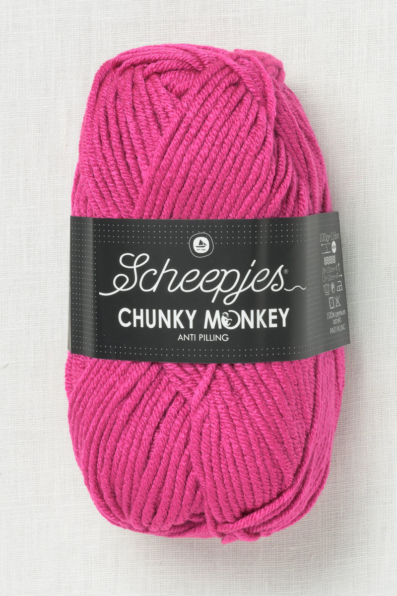 Scheepjes Chunky Monkey 1827 Deep Fuchsia