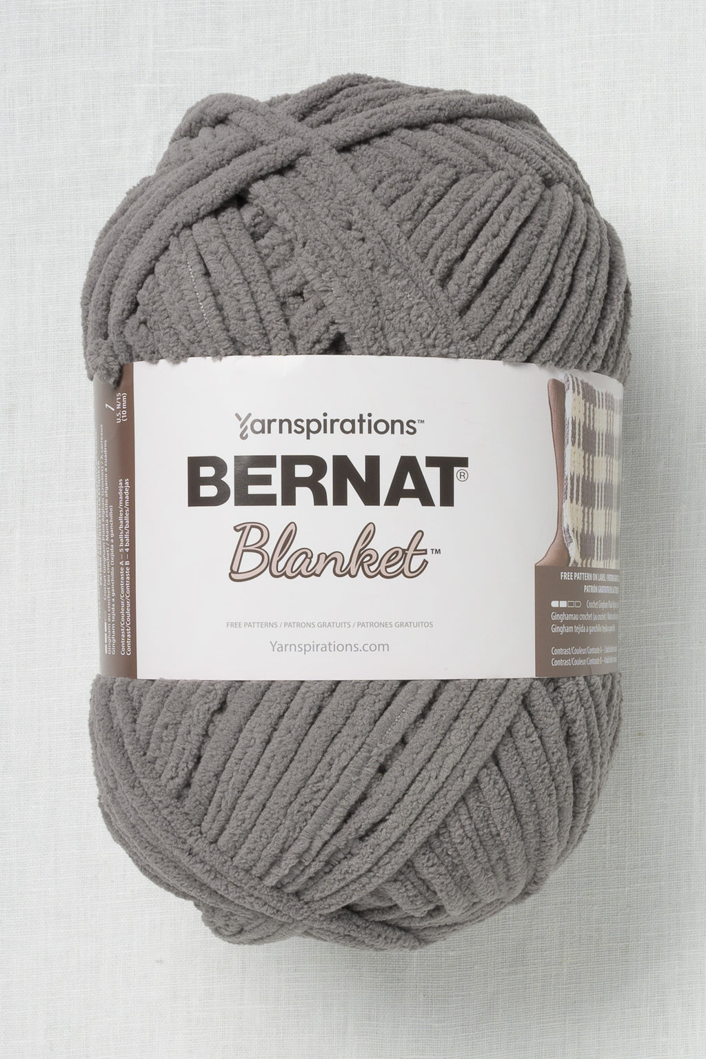 Bernat Blanket Dark Gray