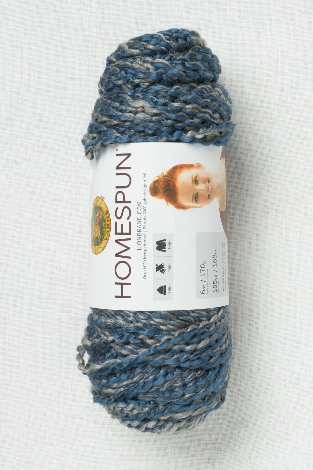 Lion Brand Homespun 602C Blue Moon