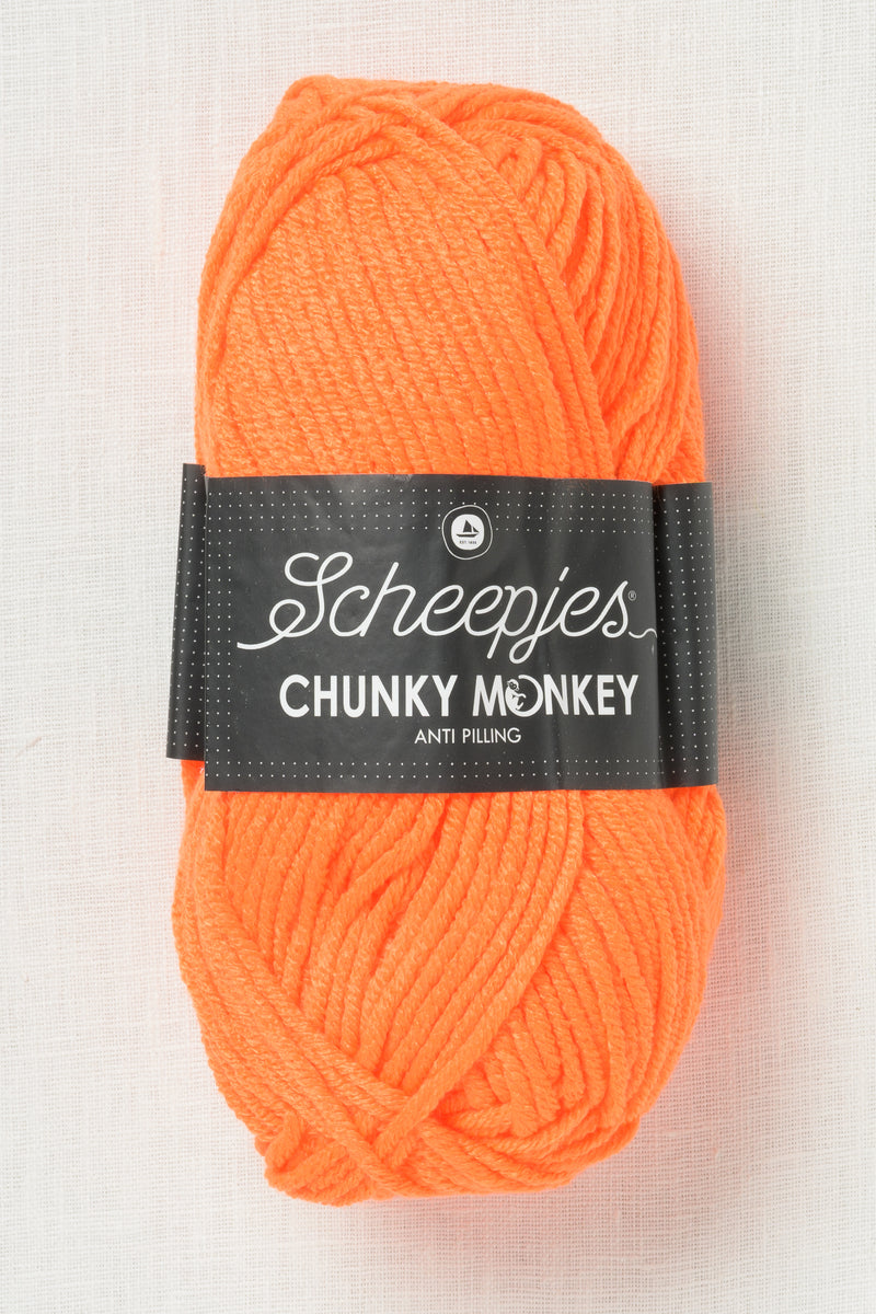 Scheepjes Chunky Monkey 1256 Neon Orange